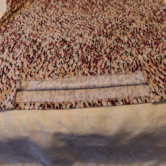 Liz Claiborne Studio Colorful Abstract Print Tank/Sleeveless Blouse Size Large - Picture 6 of 14